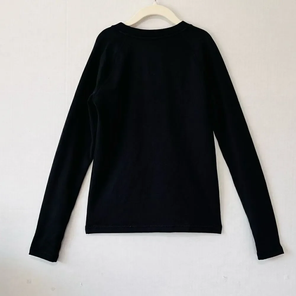 All In Motion Black Long Sleeve Top   Boys Sz M(8-10)